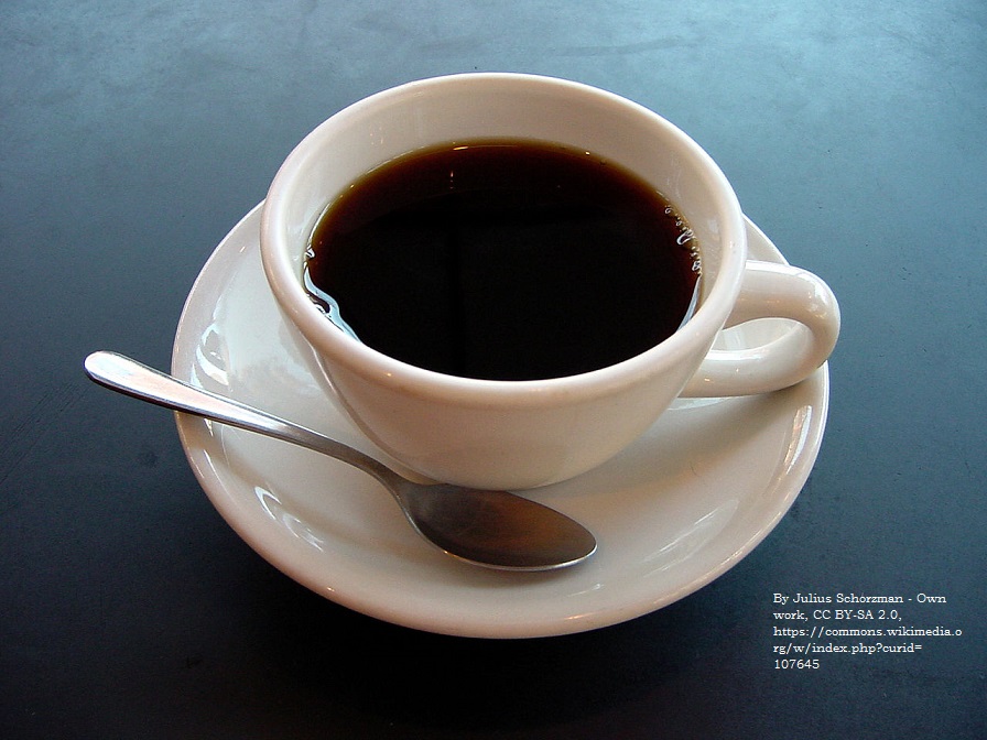 A small cup of coffee