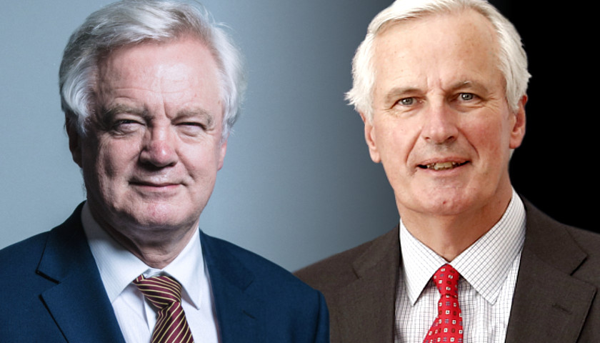David Davis and Michael Barnier