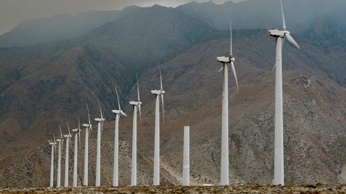 Field of wind turbines
