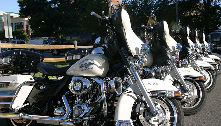 Arlington Police motorcycles