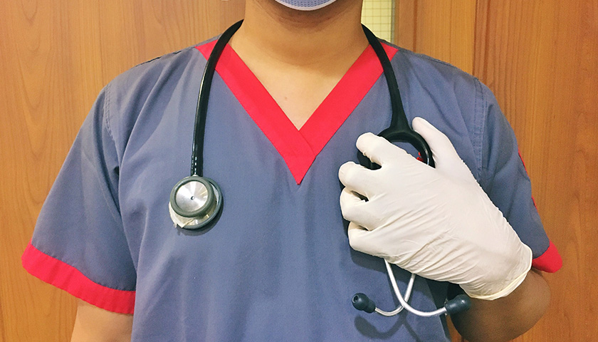 Image of a doctor's uniform