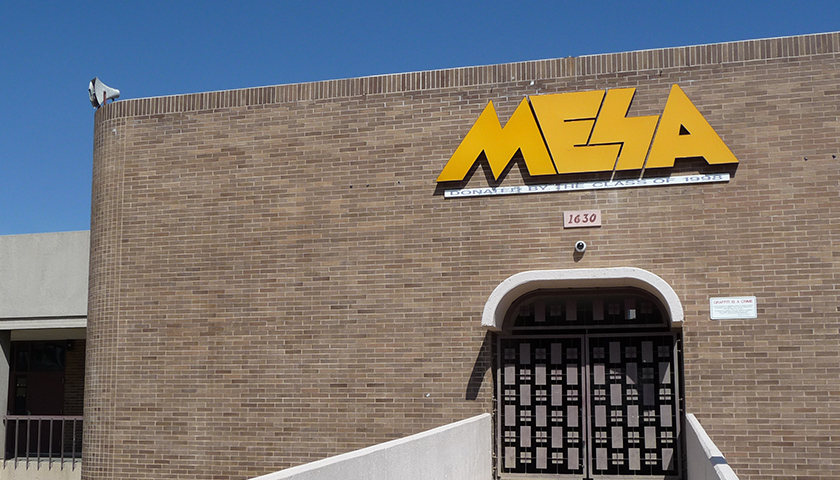 Mesa High School AZ entrance