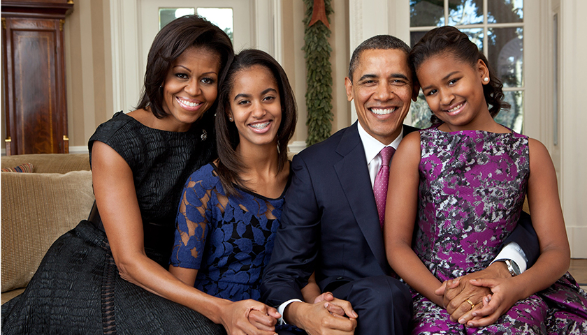 Barack Obama and family