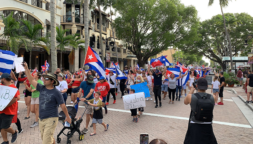 2021 Cuban government protest in Naples Florida