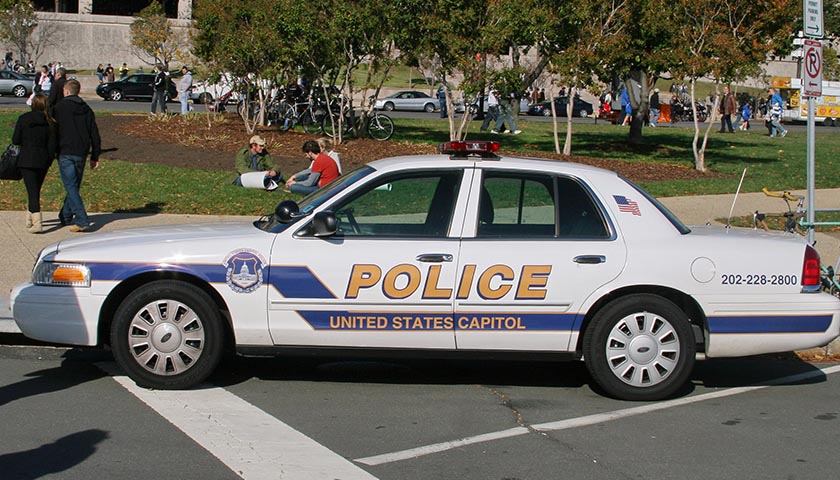 U.S. Capitol Police car