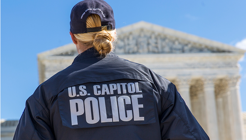 US Capitol Police at The Supreme Court