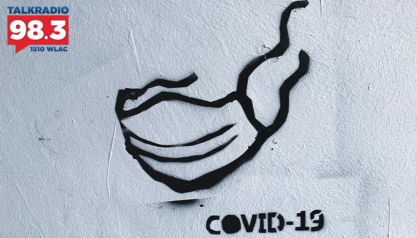 COVI-19 spraypainted on wall
