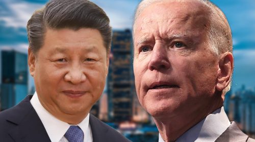 Xi Jinping and Joe Biden