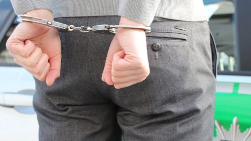 man in handcuffs