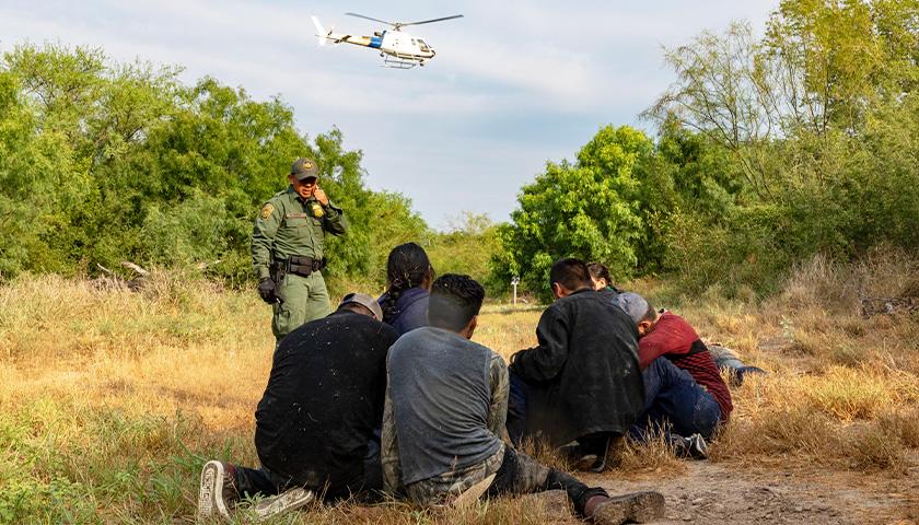 Illegal Immigrants arrested at the southern border