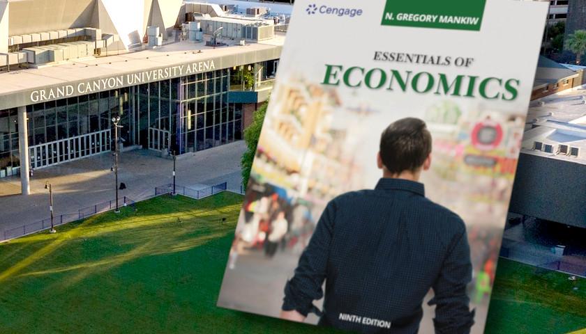 Grand Canyon University campus, Essentials of Economics textbook