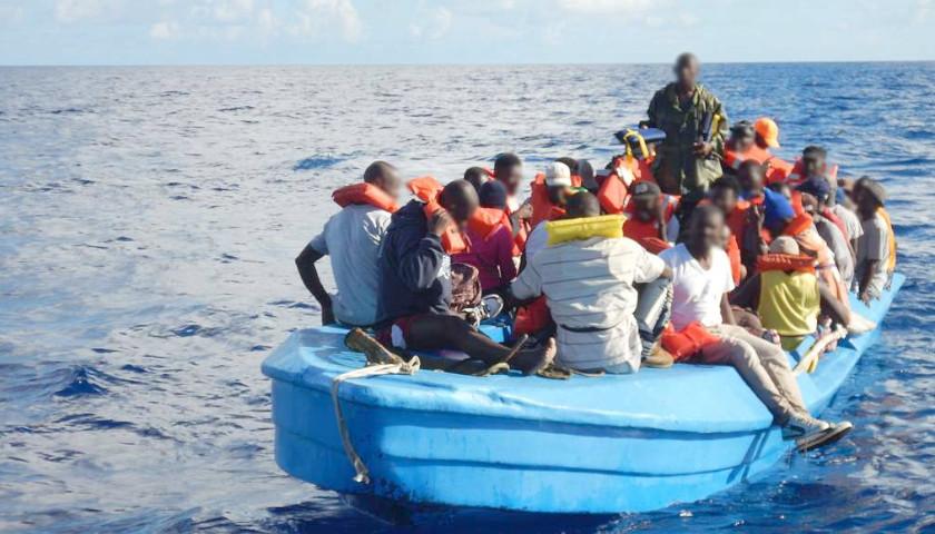 Haitians in Boat