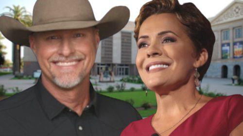 Mark Lamb and Kari Lake