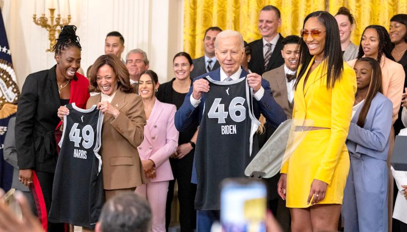 WNBA event at the White House featuring the players for the Las Vegas Aces