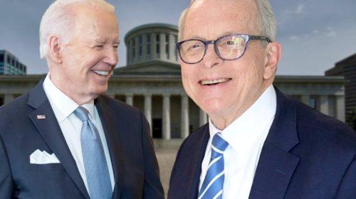 Joe Biden and Mike DeWine