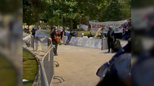 Protesters Leaving After Police Come to Drexel University