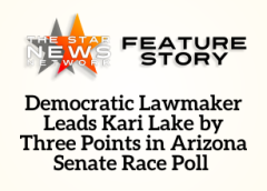 TSNN Featured: Democratic Lawmaker Leads Kari Lake by Three Points in Arizona Senate Race Poll