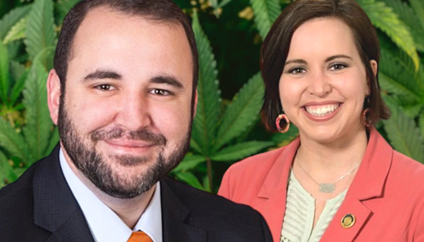 Pennsylvania state Reps. Aaron Kaufer and Emily Kinkead (composite image)