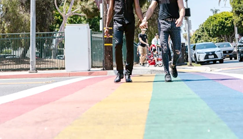 Gay Pride Cross Walk