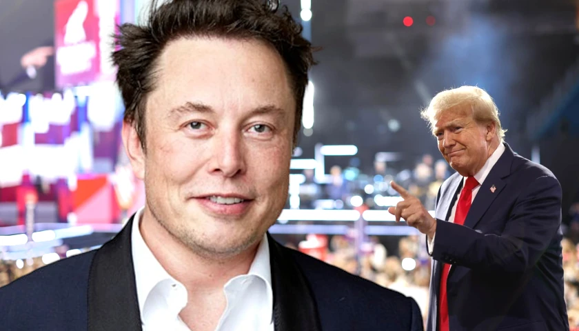 Elon Musk and Donald Trump (composite image)
