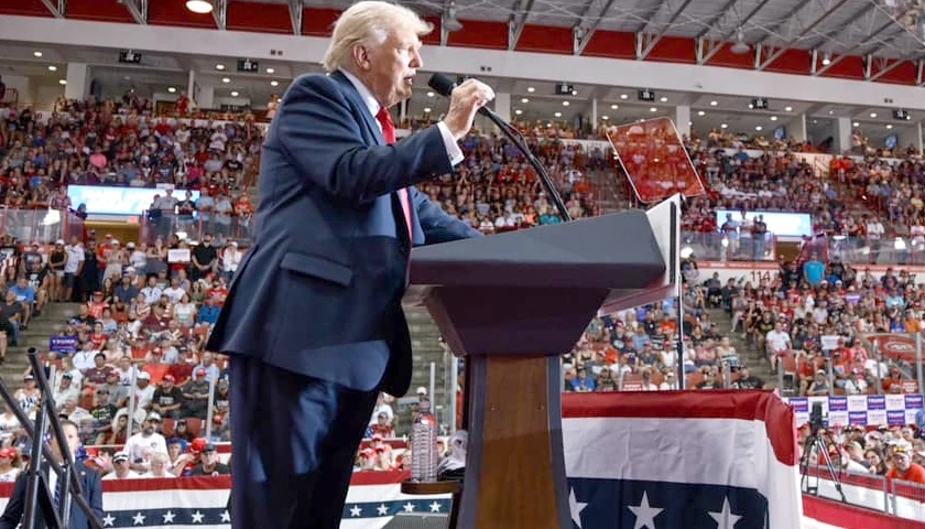 Donald Trump at Minnesota rally