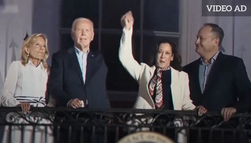 Kamala Harris and Joe Biden with their spouses