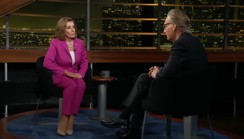 Nancy Pelosi and Bill Maher