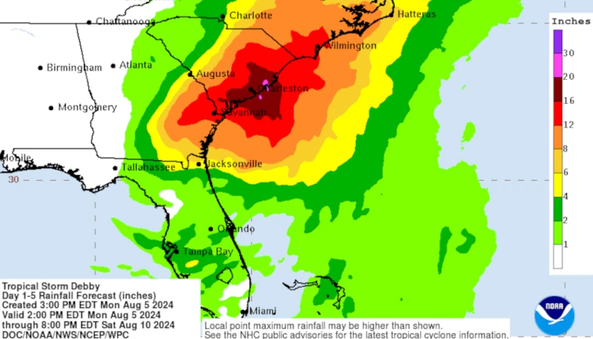 Tropical Storm Debby