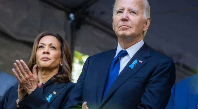 Kamala Harris and Joe Biden