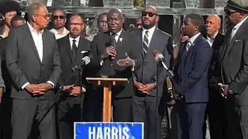 Ben Crump announces Kamala Harris event