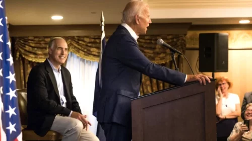 Senator Bob Casey with President joe Biden
