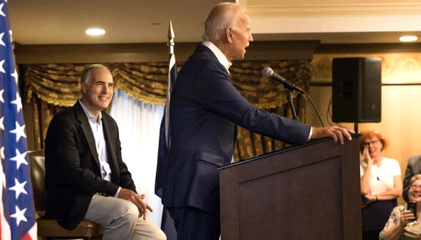 Senator Bob Casey with President joe Biden
