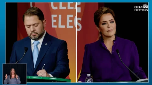 Ruben Gallego and Kari Lake debate Oct, 2024