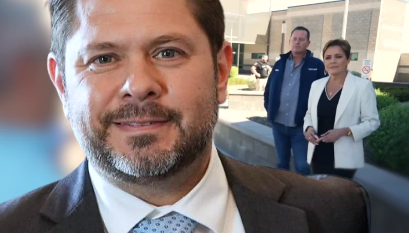 Ruben Gallego, Kari Lake with Rich Grenell