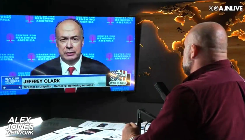 Jeffery Clark WarRoom appearance on Alex Jones