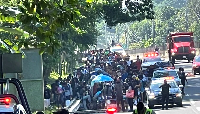 Migrant caravan in Mexico