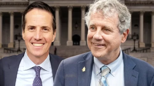 Sherrod Brown and Bernie Moreno