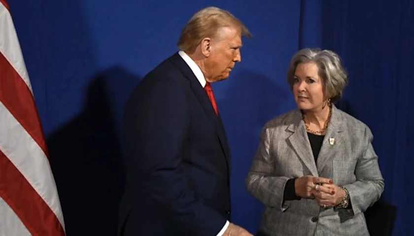 Susan Wiles and Donald Trump