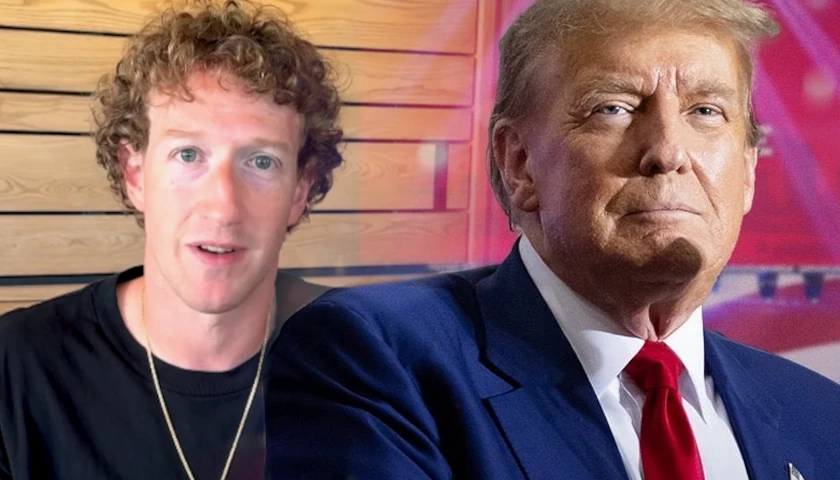 Mark Zuckerberg, Donald Trump