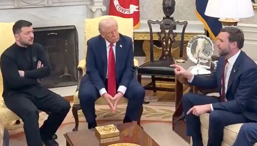 President Trump and Vice President Vance with Ukraine President Zelensky