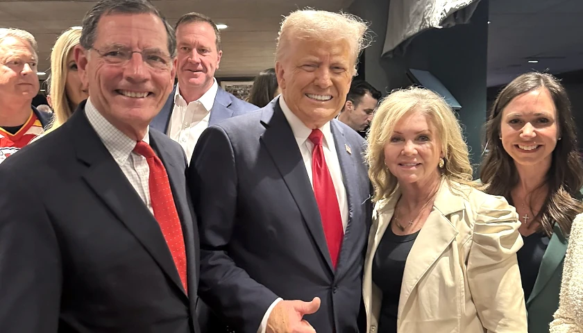 President Trump and Sen. Marsha Blackburn