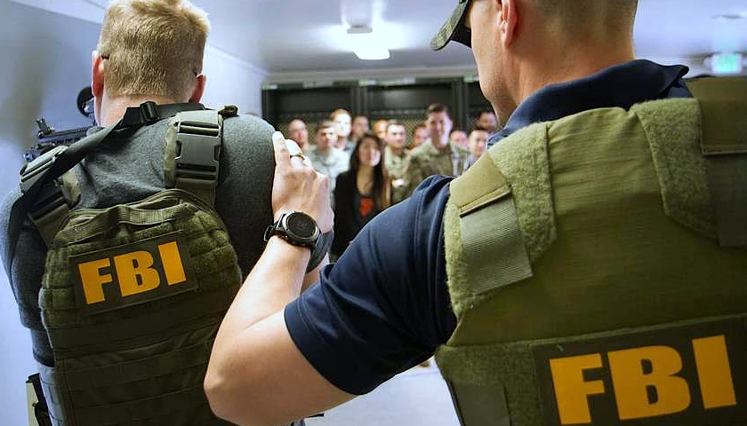 FBI agents in action