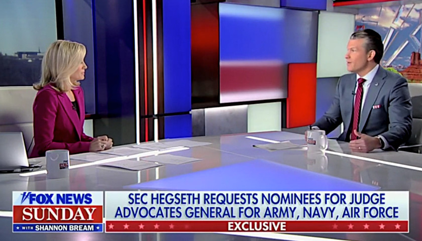 DOD Sec Hegseth and Fox News Sunday's Shannon Breem