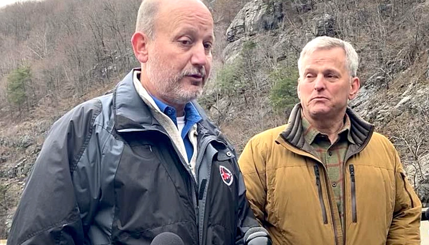 N.C. Department of Transportation Secretary Joey Hopkins (left) and Gov. Josh Stein (right)