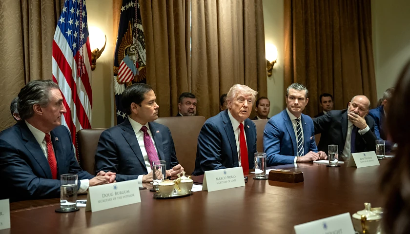 President Donald Trump Cabinet Meeting