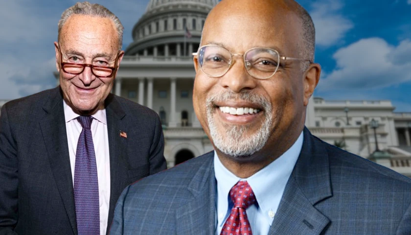 Chuck Schumer and Glenn Ivey