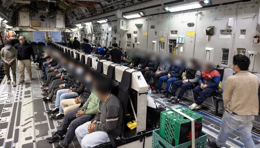 deportation flight