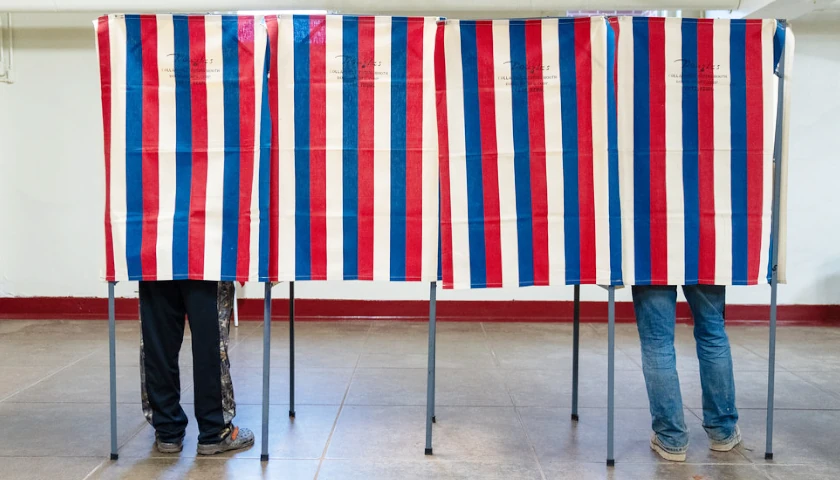 people voting