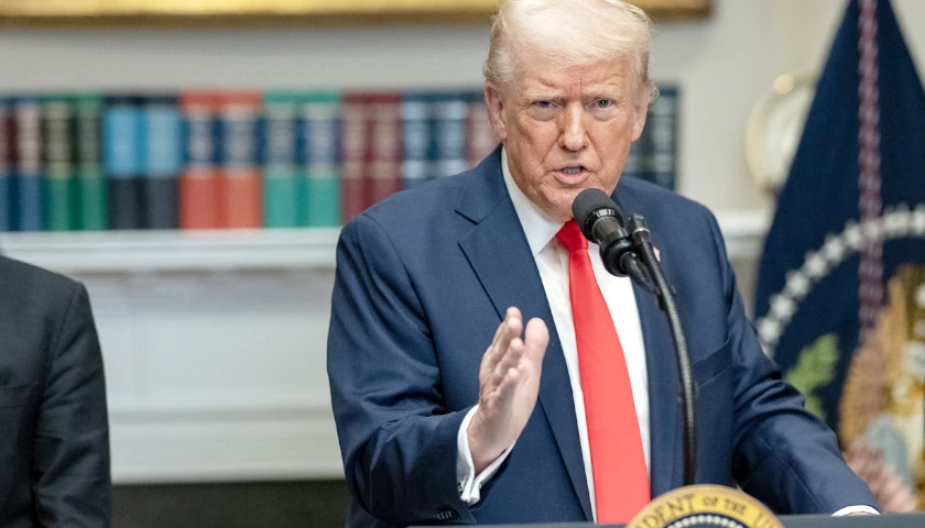 Trump speaking