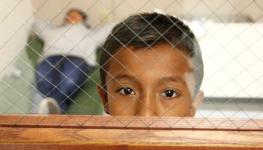 Unaccompanied minor at border